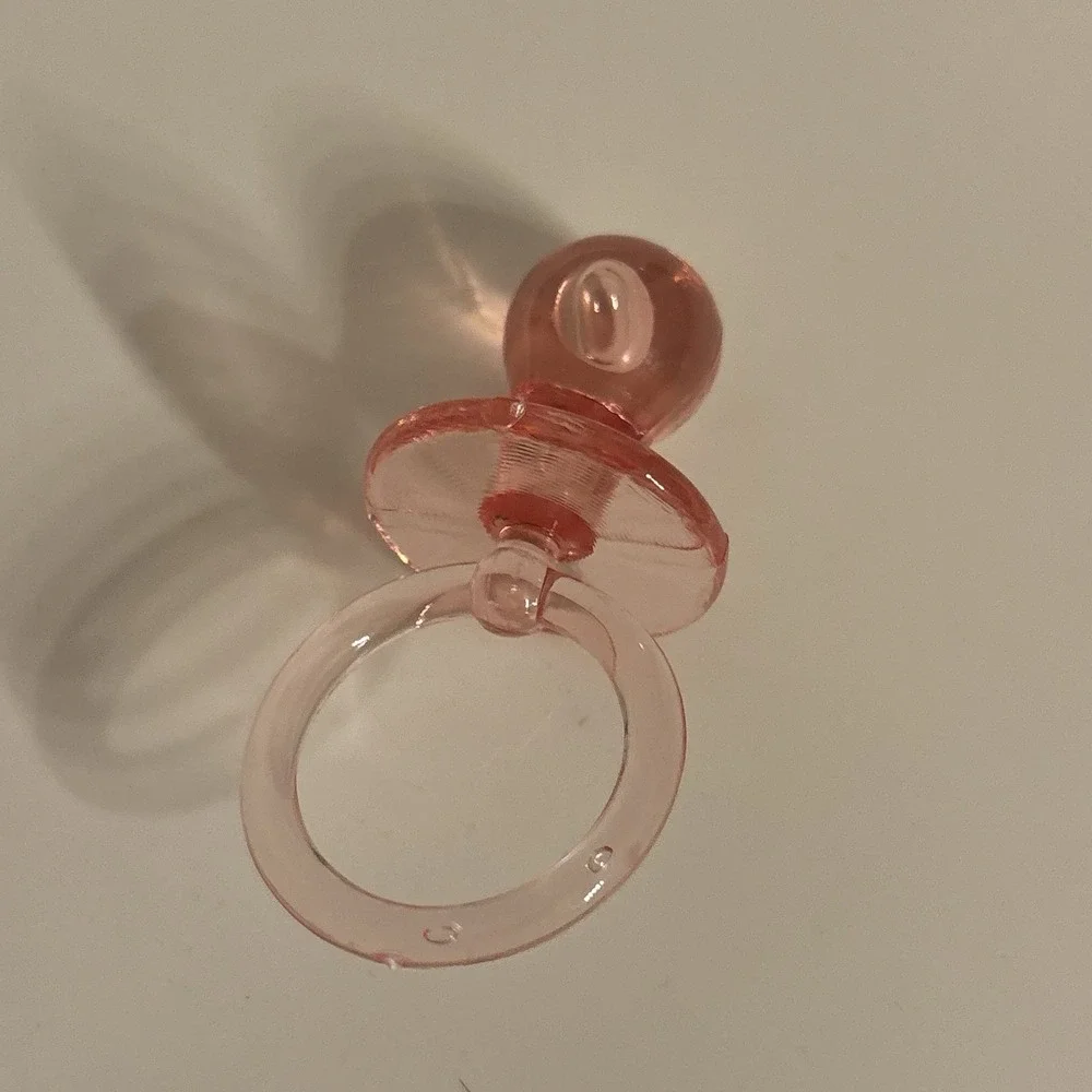 Pink Plastic Baby Shower Table Decor Balloon Weight For Baby Hospital‎ Girl One